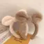 MYPANDA Mùa Đông Mới Sang Trọng Tai Thỏ Dây Buộc Tóc Vòng Cho Nữ Co Giãn Tóc Vòng Bé Gái Phụ Kiện Tóc Mũ Nón.