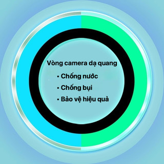 Kính cường lực bảo vệ camera, kiểu dạ quang,chống trầy xước, chống mài mòn,dùng cho iPhone 17 16 15 14 13 12 11 Pro Max