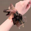 MAUROPOLI Phong Cách Mới MAUROPOLI Gạc Nơ Scrunchy Dây Buộc Tóc Ánh Sáng Sang Trọng Nhẹ Nhàng Tính Khí Phù Hợp Với Dây Buộc Tóc