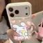 Thỏ Mềm Dâu Cốc Thích hợp iPhone 17p trường hợp điện choại 16/1511/12 mới 13 dễ chươm 14