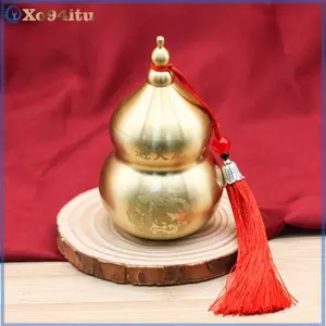 XOITU Phong Thủy Đồng Trung Quốc Wu Lou Bầu Kho Báu Tượng Trang Trí Nhà Cửa Bàn Kệ Sách Đồ Trang Trí Bảo Vệ Tài Lộc VN