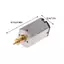 XOITU 1 Chiếc Tốc Độ Cao Tắt Tiếng Cắt Tóc Dc Động Cơ Điện Đẩy Cắt Động Cơ Đặc Biệt 5v 7500 Rpm VN