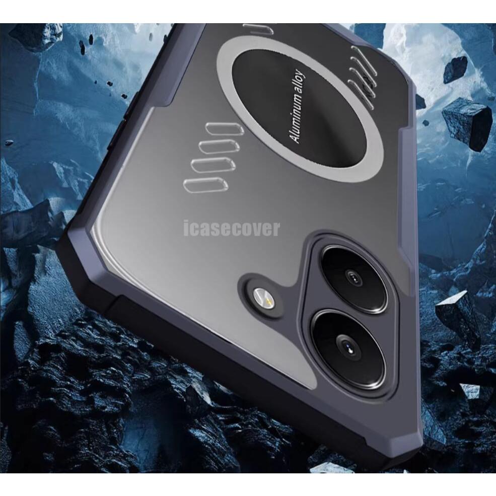 Ốp điện thoại cứng Xiaomi POCO X8 Pro Max POCOX8Pro X8ProMax X 8 Ốp điện thoại silicon mềm cạnh cứng Acrylic chống sốc làm mát chơi game