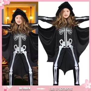 YOI Bat Cape Trang Phục Cho Trẻ Em Tiệc Halloween Mềm Vải Polyester Áo liền quần Dài Tay Trang Phục Dễ Mặc