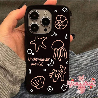 Ốp Lưng IPhone 13 15 11 17 16 12 14 ProMax  Thế Giới Dưới Biển 7 8Plus XR X XS Max