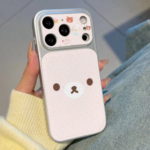 Ốp lưng iPhone hình gấu da mềm cao cấp bảo vệ camera - iPhone 7/8/X/XS/XR/11/12/13/14/15/16/17/Plus/Air/Pro/Max
