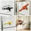 QEARY Ngón Tay Nam Châm Tủ Lạnh, Quirky Ngộ nghĩnh Dây Kéo Hình Nam Châm Tủ Lạnh, Sáng Tạo 3D In Nhựa Mô Phỏng Dây Kéo Ngón Tay Trang Trí