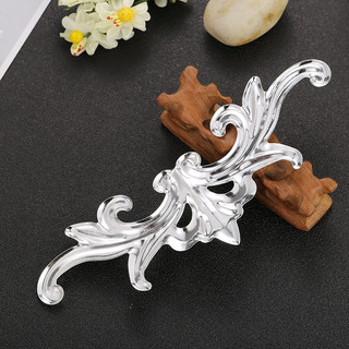 Tự Làm Kẹp Tóc Chất Liệu Kim Cương Hình Dài Kim Loại Hoa Mảnh Tinh Tế Hoa Mảnh Kim Loại Vương Miện Phụ Kiện Tóc Phụ Kiện Trang Phục KIJB