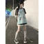 Milyfashion Graffiti Mèo In Hình Mùa Hè Rời Tay Ngắn Top Phiên Bản Hàn Quốc Phù Hợp Với Phong Cách Mới LLUI