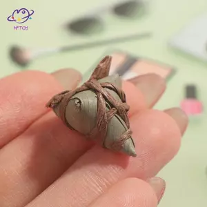 HFTOY 2 Cái 1: 12 Nhà búp bê thực phẩm thu nhỏ truyền thống Trung Quốc mô hình zongzi ~