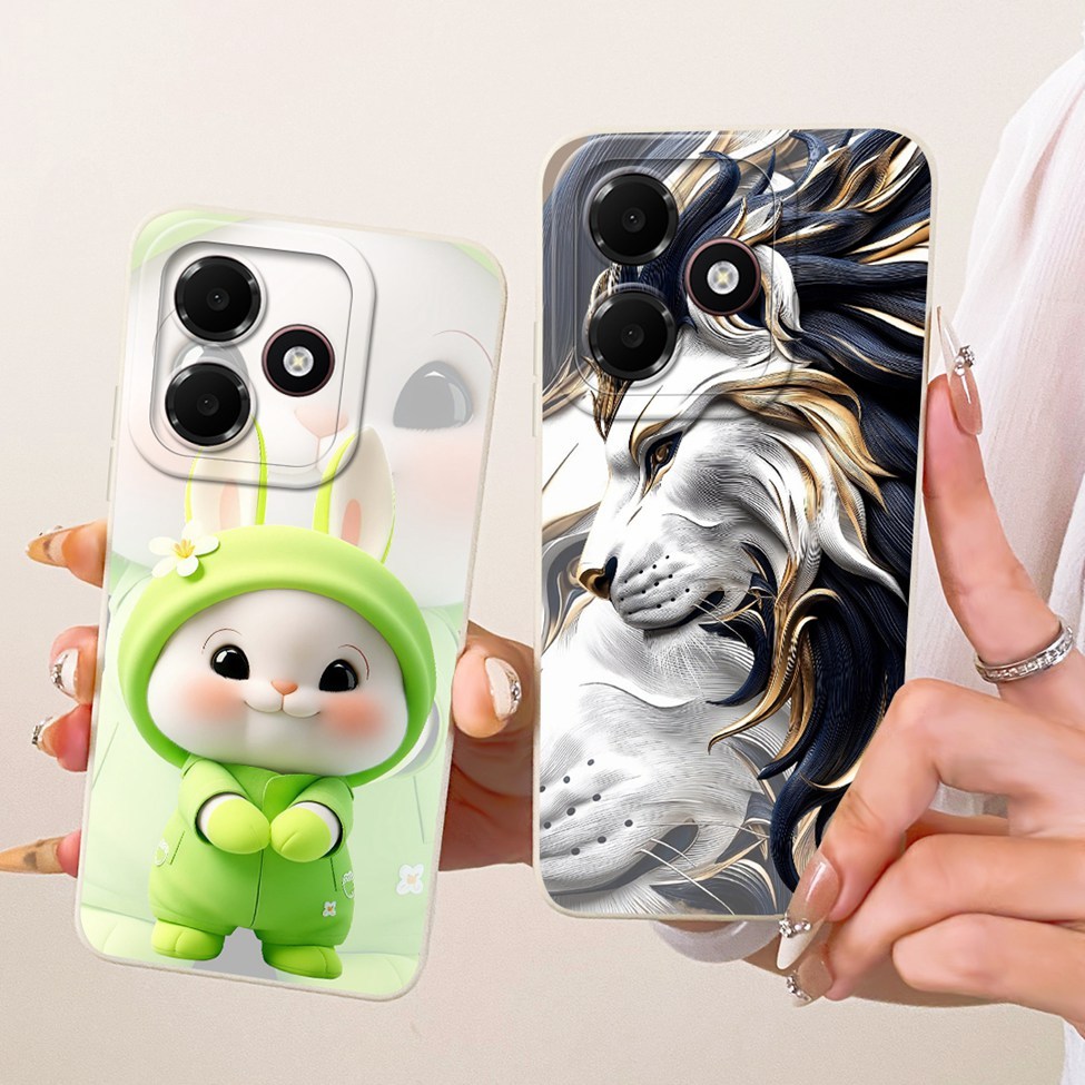 Dành Cho Oppo A6c Ốp điện thoại CPH2895 Thẩm Mỹ Hoạt Hình Dễ Thương Hoa Sang Trọng Vỏ Sơn Ngộ nghĩnh Cho Oppo A6c Ốp điện thoại