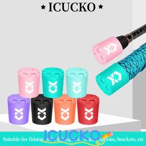 ICUCKO Cần Câu Cuối Nắp Bảo Vệ, Nhẹ Bền Cần Câu Cắm Đuôi Bảo Vệ, Silicon Đàn Hồi Câu Cá Phụ Kiện
