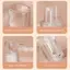 HFSHY Kích Thước Du Lịch Chai Vệ Sinh Bộ Chống Rò Rỉ 4 Trong 1 Hộp Đựng Mỹ Phẩm Có Thể Đổ Lại Để Mang Theo Người Tổ Chức Lưu Trữ VN