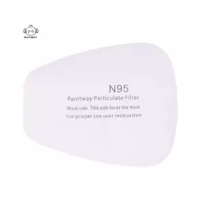 Maybest 20 Cái 5N11 Giấy Lọc Cotton Bụi Cho 6200 7502 6800 Hóa Học Tranh Mặt nạ Khí Mặt nạ Phòng độc {VN}
