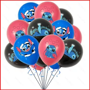 BH2 Lilo & Stitch Chủ Đề Bóng Cao Su Bộ Trẻ Em Bé Biethday Trang Trí Tiệc Cung Cấp Stitch Bóng Quà Tặng Trẻ Em H