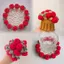 Thành phẩm Đan Đẹp Mini Hoa Hồng Lông Móc Sáng Tạo Handmade Bó Hoa Chăn Cách Nhiệt Thảm Quà Tặng Nhỏ Móc Bó Hoa