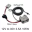 Bộ chuyển đổi FANIELLAPOWELL DC Boost, Bộ chuyển đổi tăng cường cắm Anderson chống nước DC-DC, Bộ chuyển đổi nguồn hợp kim nhôm 12V / 24V sang 30V 3.5A di động cho Starlink Mini Outdoor