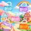 Túi xách lấp lánh mới lạ Squishy, Đồ chơi giảm căng thẳng TPR dễ thương cho trẻ em và người lớn