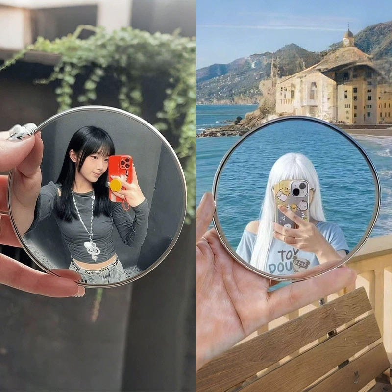 Gương lồi tròn di động mới để chụp ảnh Selfie du lịch