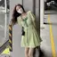 Đầm hoa kiểu Pháp cỡ lớn Sweet Girl Slimer Look All-Match High-End Love Break Dress Nữ hợp thời trang