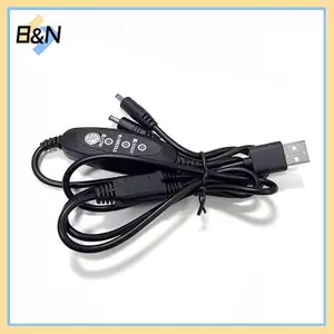 Cáp USB sang DC B & N Cho Dây Quạt Làm Mát 5V Bộ Điều Khiển Tốc Độ Quạt 3 Cấp Cho Quần Áo Làm Mát Ngoài Trời.