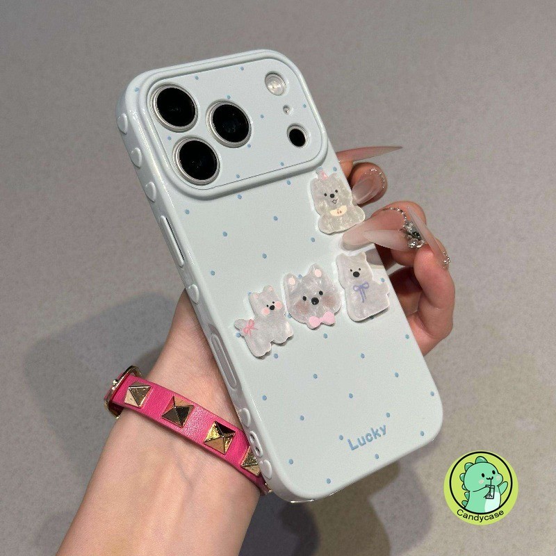 Ốp Điện Thoại Trái Tim Tình Yêu Bên Cho OPPO Reno 15F 15 FS 15 Pro Max Mini 15C 14 13 11 9 Pro 8 8Z 7Z 7 Lite 5G Vỏ Sang Trọng Hoạt Hình Dễ Thương 3D West Highland Dog Vỏ Mềm Chống Sốc