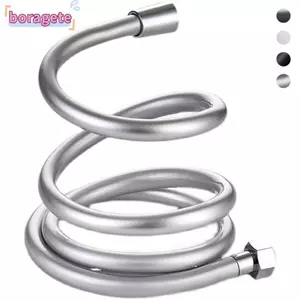 Vòi sen cầm tay BORAGETE, Ống nối dài vòi hoa sen PVC chống thấm, Ống phun nước thay thế đa năng linh hoạt chuyên nghiệp tại nhà