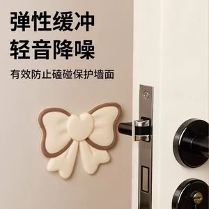 Hoạt Hình Hoạt Hình Tay Nắm Cửa Chống Va Chạm Miếng Lót Silicon Tủ Lạnh Cửa Chặn Cửa Tủ Phía Sau Cửa Miếng Dán Tường Chống Va Chạm Mở Cửa Prote