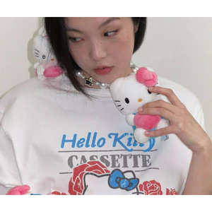 RAIVE Casual Thoải Mái Nữ 200GSM Mềm Mại Thời Trang Cao Cấp Cổ Tròn Áo Thun Tay Ngắn 0602