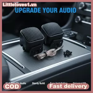 Littleloves1 Loa Tweeter Mini Vuông Nhỏ Gọn 2 Chiếc Đa Năng Cho Hệ Thống Âm Thanh Ô Tô Âm Thanh Phong Phú VN