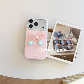 Ốp điện thoại nơ âm thanh nổi toàn màn hình màu trơn sang trọng cho iPhone17 Pro Max 16 15 14 13 Pro Max bảo vệ camera chống sốc chống rơi mặt sau cứng