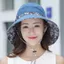 Mũ xô nữ PYCOU, Mũ chống nắng có thể gập lại có thể đảo ngược, Thời trang thoáng khí Nhẹ vành lớn Mũ ngư dân du lịch