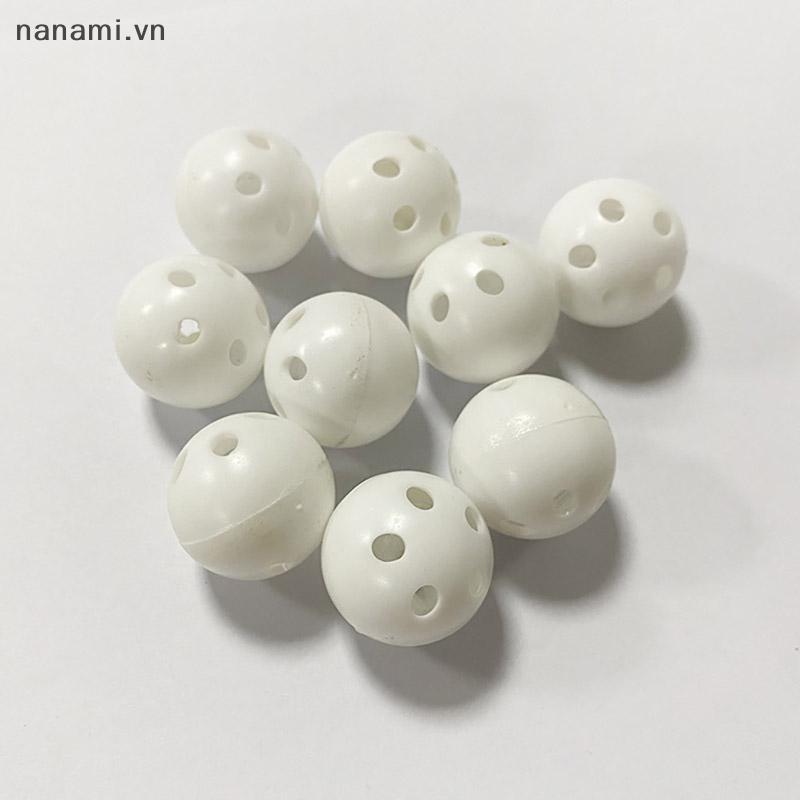 [nanami] 10 quả bóng chuông lục lạc bằng nhựa 24mm Squeaker Đồ chơi trẻ em Hạt DIY Máy tạo tiếng ồn [VN]