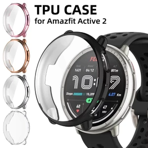 Vỏ Đồng Hồ Full Cover Cho Amazfit Active 2 Đồng Hồ Thông Minh Bảo Vệ Màn Hình Cho Amazfit Active2 Ốp Lưng + Phim TPU Mềm Tất Cả Xung Quanh Vỏ Bảo Vệ