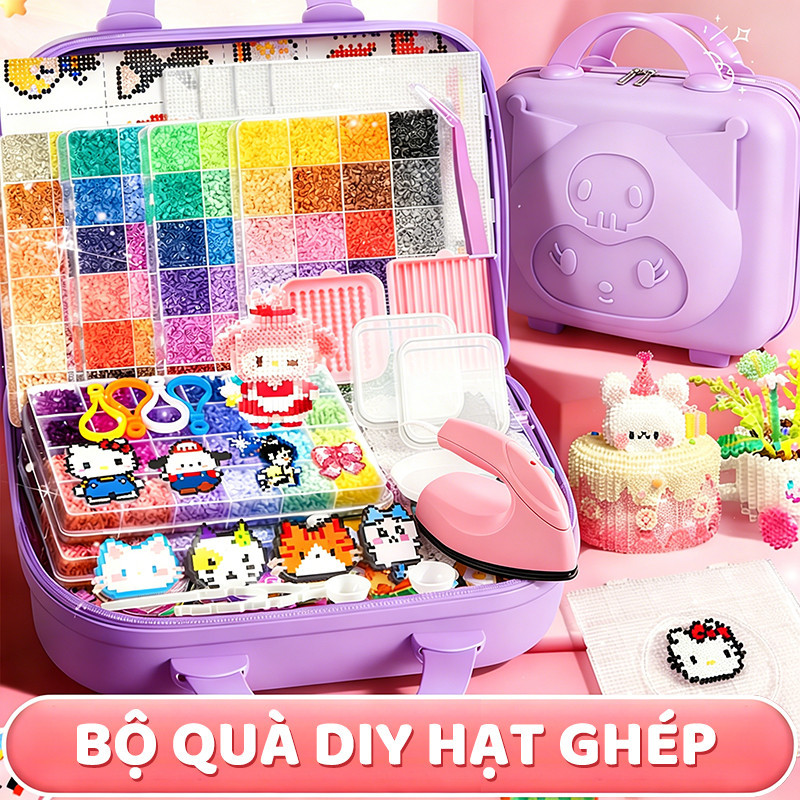 Bộ hạt xếp hình sáng tạo 2.6mm 96 màu bàn ủi tiện dụng đồ chơi handmade DIY an toàn cho bé sinh nhật