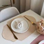 Linh hồn| Không thấm nước Placemat Da nhân tạo Placemat Retro Hình bầu dục không đều Placemat Chịu nhiệt Chống trượt Da nhân tạo Bàn ăn thanh lịch Bảo vệ cho Hom