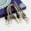 Dây đeo túi kim cương giả CPINCP, Dây đeo dây chuyền túi xách lấp lánh bằng kim cương giả lấp lánh, sáng bóng sành điệu với khóa thắt nút thắt nút nút DIY Làm ví