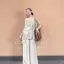 Đính cườm không đều Áo yếm in họa tiết Bohemian dáng rộng vừa vặn kỳ nghỉ mùa hè Áo ngoài