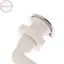 Vòi phun nước nóng Hodou Air Jet Air Nozzle Bề mặt mạ Chrome phi kim loại có đế trắng Phụ kiện bồn tắm Massage VN