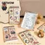 GETVOW Nhật ký Notepad, Sổ tay lập kế hoạch Kawaii Mini, Di động xoắn ốc Capybara Hoạt hình Sinh viên Văn phòng phẩm Trường học