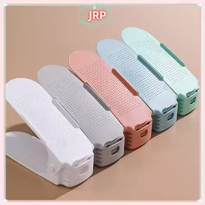 Kệ để giày 2 tầng JRP có thể điều chỉnh, thiết kế dày dặn, tiết kiệm không gian, dùng cho tủ giày gia đình