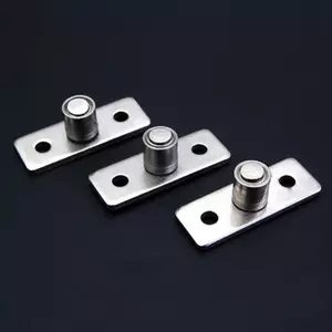 ECK 2 Chiếc Gắn Sàn Trượt Hướng Dẫn Cửa Bằng Gỗ Con Lăn Giữ Top HOT