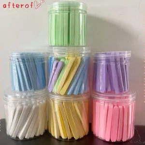 AFTEROF 36 Cái / bộ Miếng bọt biển mặt, Miếng bọt biển rửa mặt mịn màng đóng hộp, Miếng đệm bông làm sạch mặt nén dùng một lần cho mọi loại da