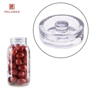 Trọng lượng lên men thủy tinh 7.2x3cm Đa chức năng chắc chắn đa năng có tay cầm dễ dàng cho dưa chua rau Kimchi