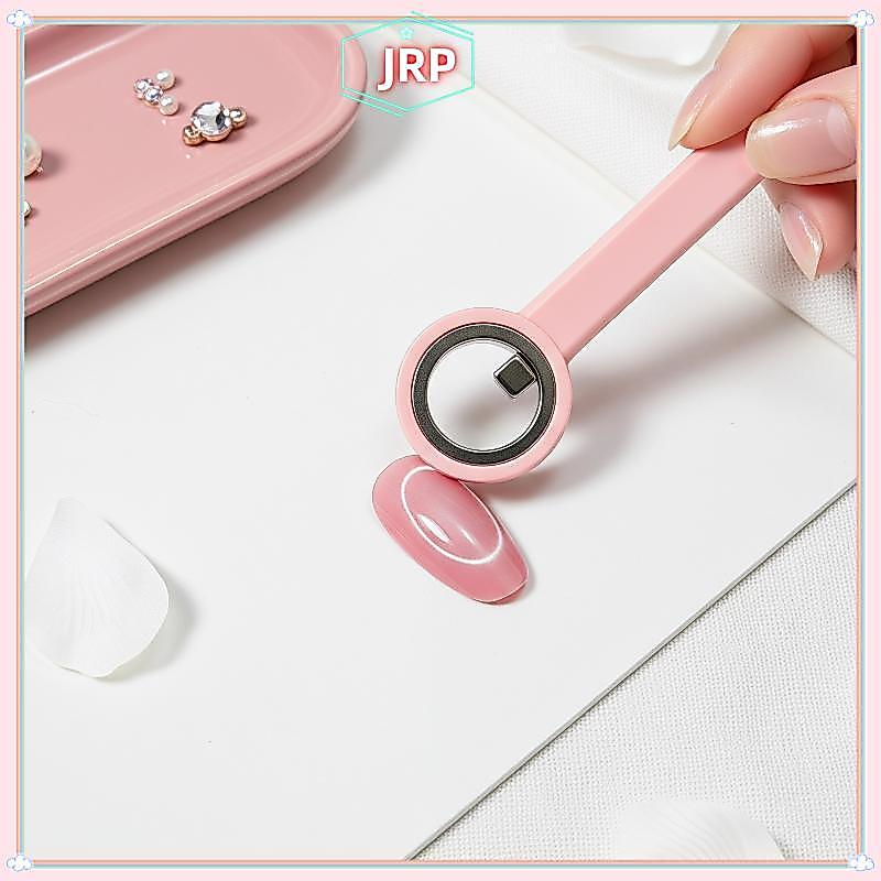 Nam châm hình vòng JRP cho móng tay mắt mèo có tay cầm tạo hiệu ứng mắt mèo rỗng Công cụ nghệ thuật làm móng thực tế để làm móng tay tại nhà hoặc Salon JRP