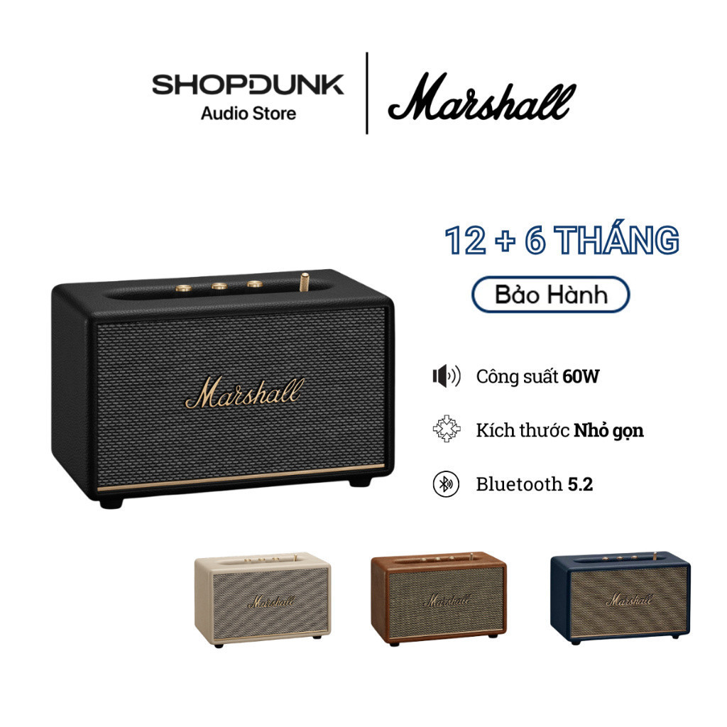 Loa Marshall Bluetooth ACTON III Homeline - Bảo Hành Chính Hãng ASH 1 Đổi 1 Trong 1 Năm