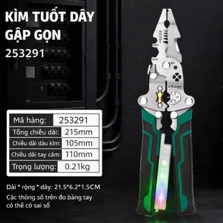 27 Trong 1 Dây Strippers Có Chức Năng Đo Điện Kìm Tước Dây Để Cắt Và Kéo Dây Kéo Kéo  AIMVUKES