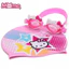 Hello Kitty Pink Phim hoạt hình dễ thương Kính bơi và mũ bơi chống nước thông thường dành cho trẻ em