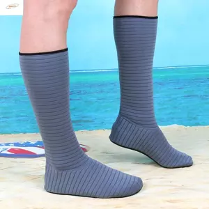 Tất lặn ZENZON, Giày lướt sóng lặn ống dài 35-44, Tất bốt vây dành cho người lớn Tất bơi chống trượt màu đen dành cho người lớn Lướt sóng
