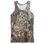 Đồ họa động vật 3D Tank Top Nam, Áo cổ chữ O không tay Harajuku, Mềm mại thoáng khí mùa hè 2026